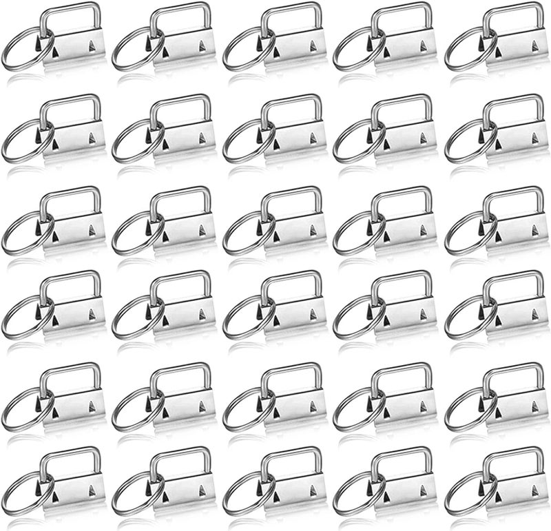 JIAKAI Key Fob Hardware Wristlet Set Wrist Key Chain Wristlet Sets with Split Rings Key Rings-(1 Inch) - Image 1